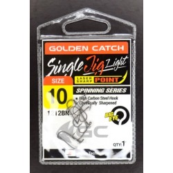 Гачки для риби, GC Single Jig Light 1212, 12шт/уп, колір BN, №10